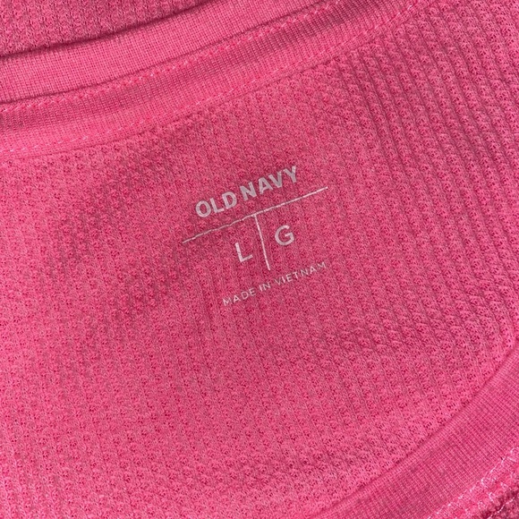 OLD NAVY Llama Thermal Knit Top in Bright Pink & Llama Screen Print Size Large - Picture 5 of 6